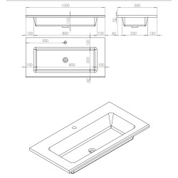 Nika/Ника 800х325х150
