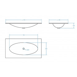 Ovalite Standart/Овалит Стандарт 790х340х140